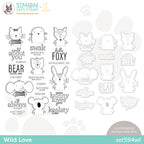 CZ Design Stamps and Dies Wild Love