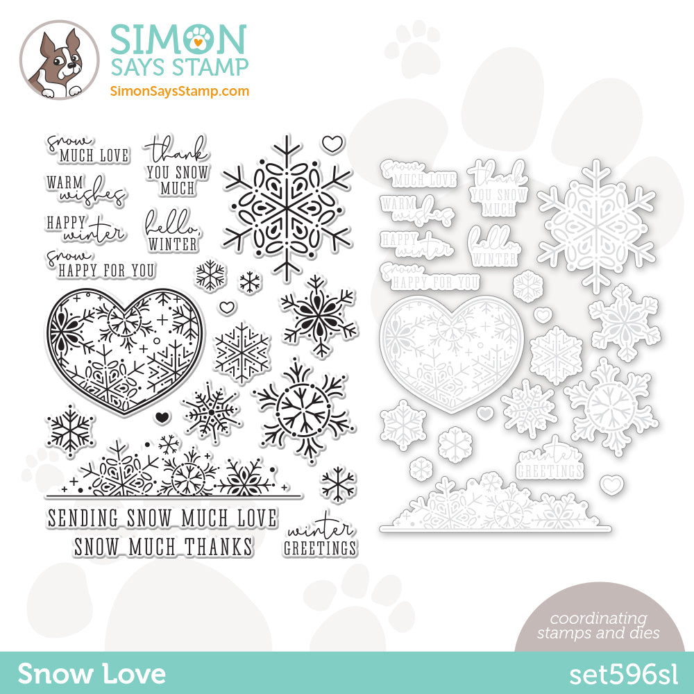 Simon Says Stamps and Dies Snow Love