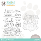 Simon Says Stamps and Dies Swoopy Flowers