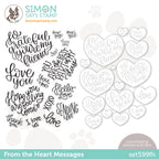 Simon Says Stamps and Dies From the Heart Messages