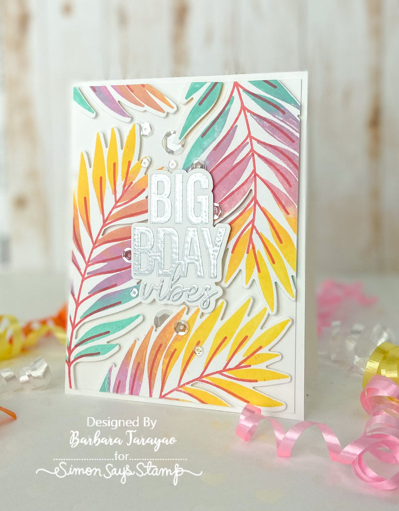 Bold Birthday Fronds Card | color-code:ALT03