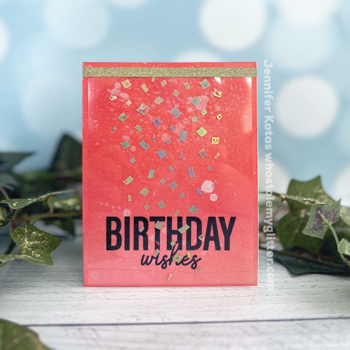 Confetti Hot Foil on Acetate | color-code:ALT07