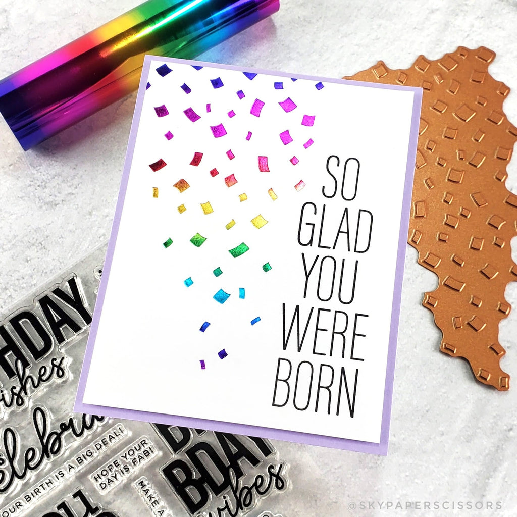 Glad You Were Born Confetti | color-code:ALT16