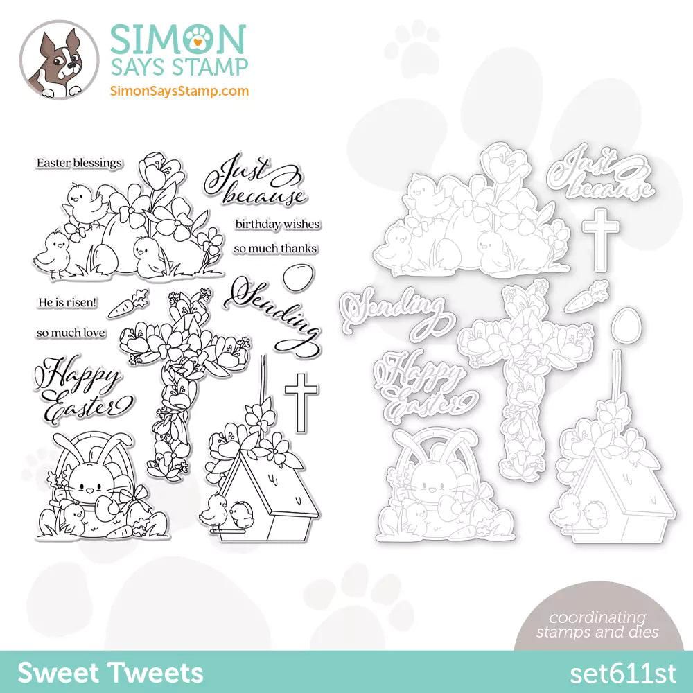 Simon Says Stamps and Dies Sweet Tweets set611st Just For You