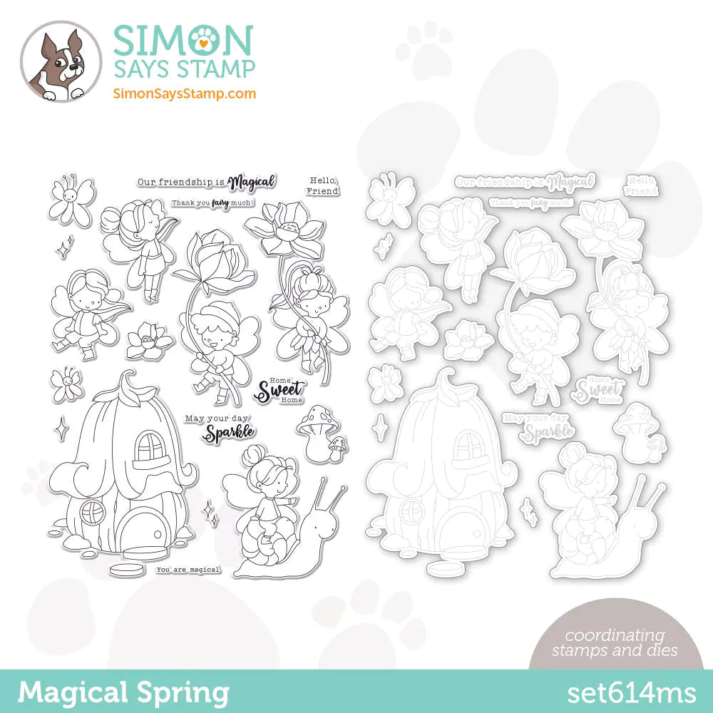 Simon Says Stamps and Dies Magical Spring set614ms Just For You