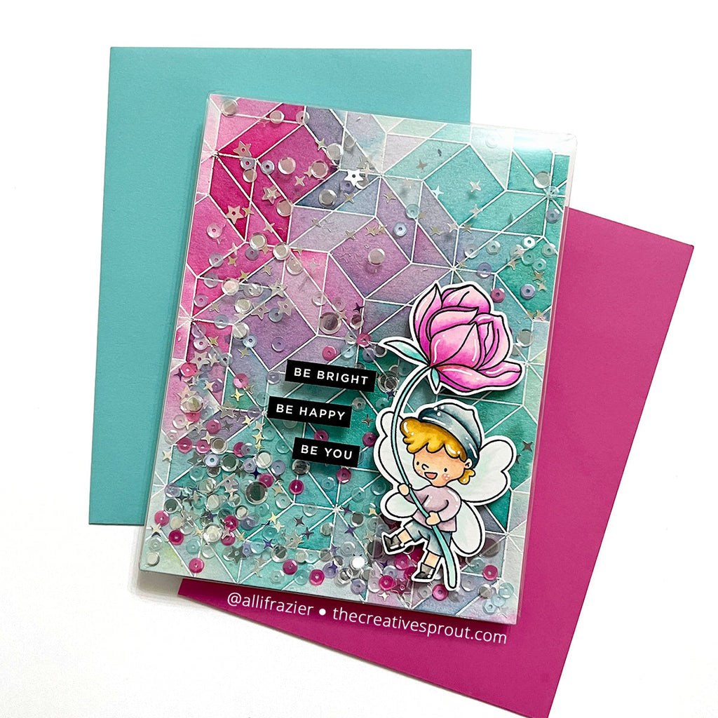 Simon Says Stamps and Dies Magical Spring set614ms Fairy and Flower Card | color-code:ALT03