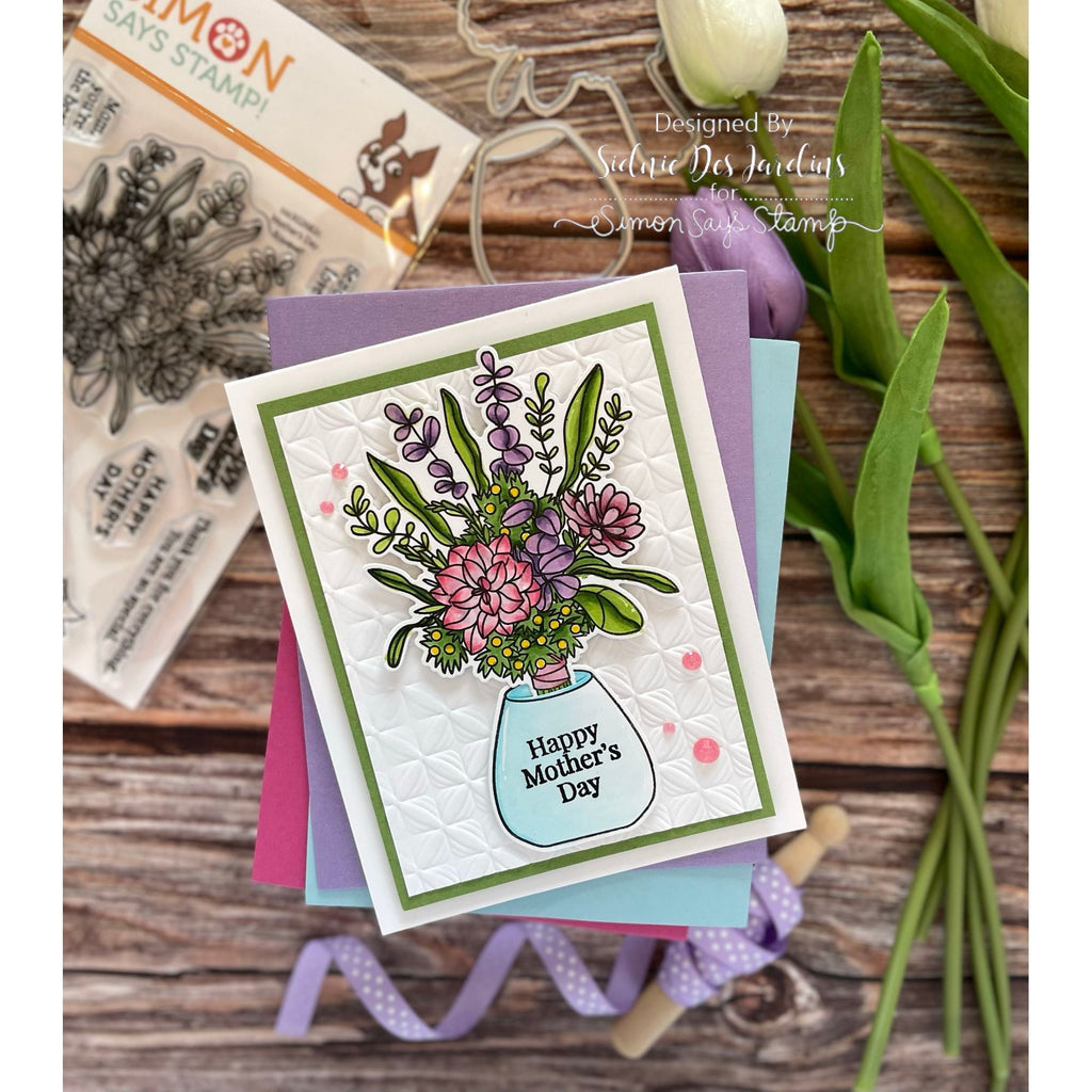 Simon Says Stamps and Dies Mother's Day Bouquet set617md Mother's Day Card | color-code:ALT02