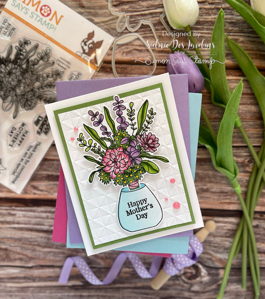 Simon Says Stamps and Dies Mother's Day Bouquet set617md Mother's Day Card | color-code:ALT02
