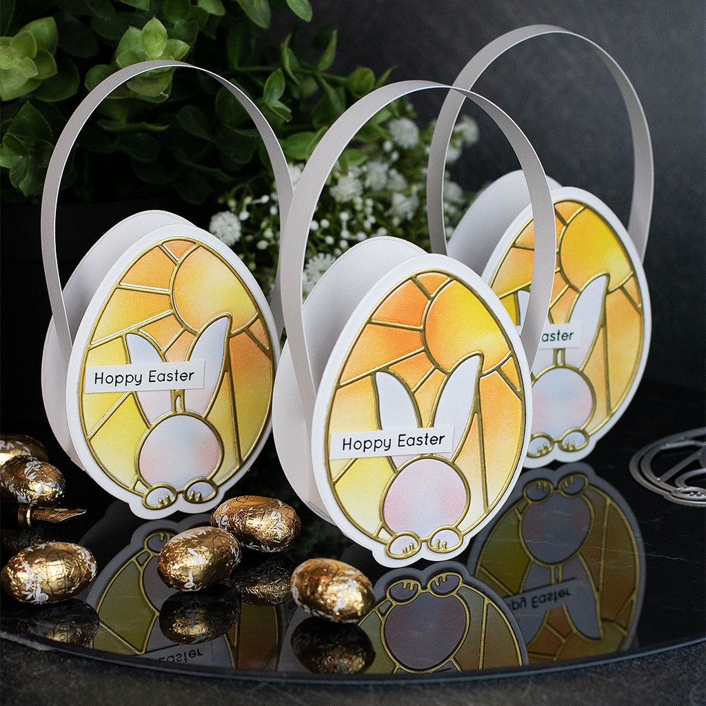 Simon Says Stamps Dies and Stencil Bunny Egg set618be Bunny Egg Easter Treat Holders | color-code:ALT00