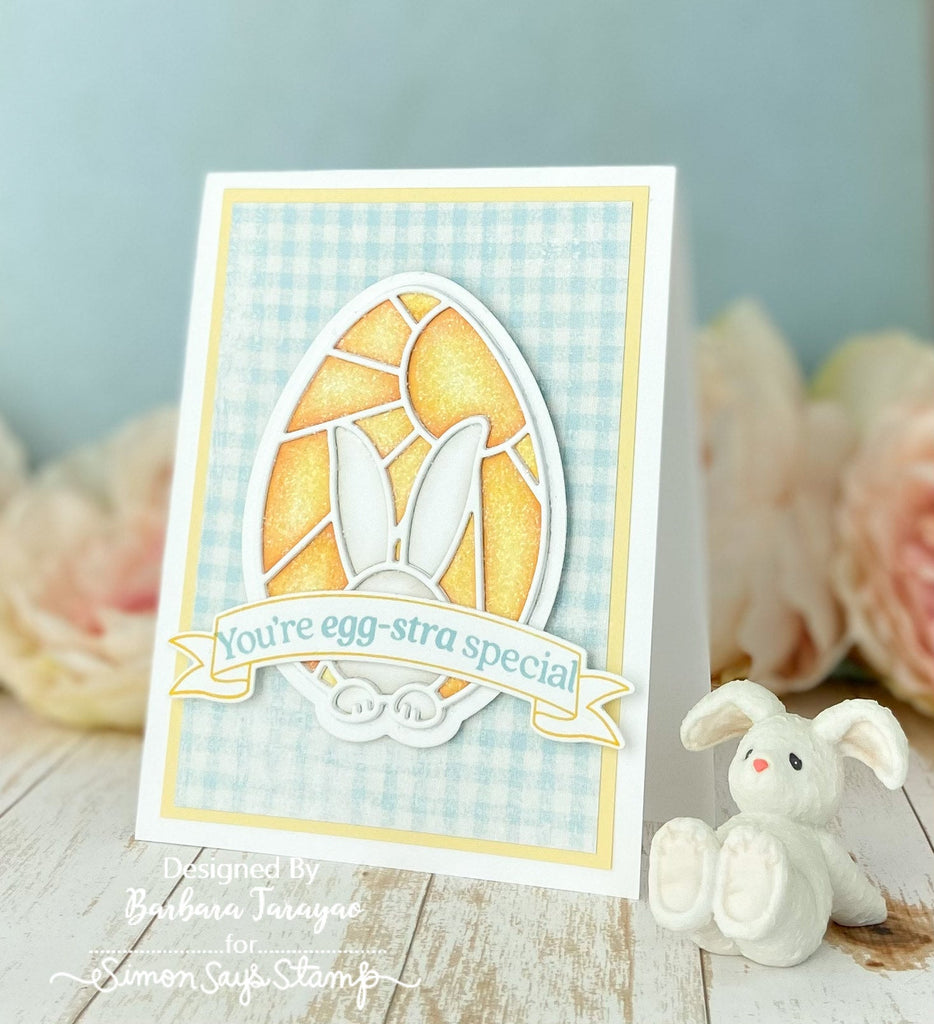 Simon Says Stamps Dies and Stencil Bunny Egg set618be Bunny Egg Card | color-code:ALT03