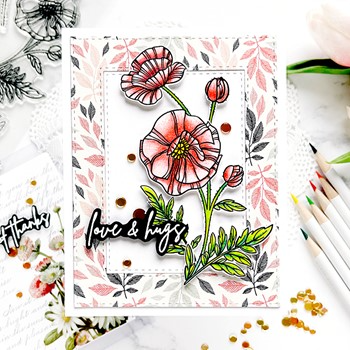 Simon Says Stamps and Dies Poppy Perfection set619pp  Poppies Card | color-code:ALT01