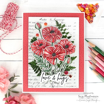 Simon Says Stamps and Dies Poppy Perfection set619pp  Poppies Card | color-code:ALT03