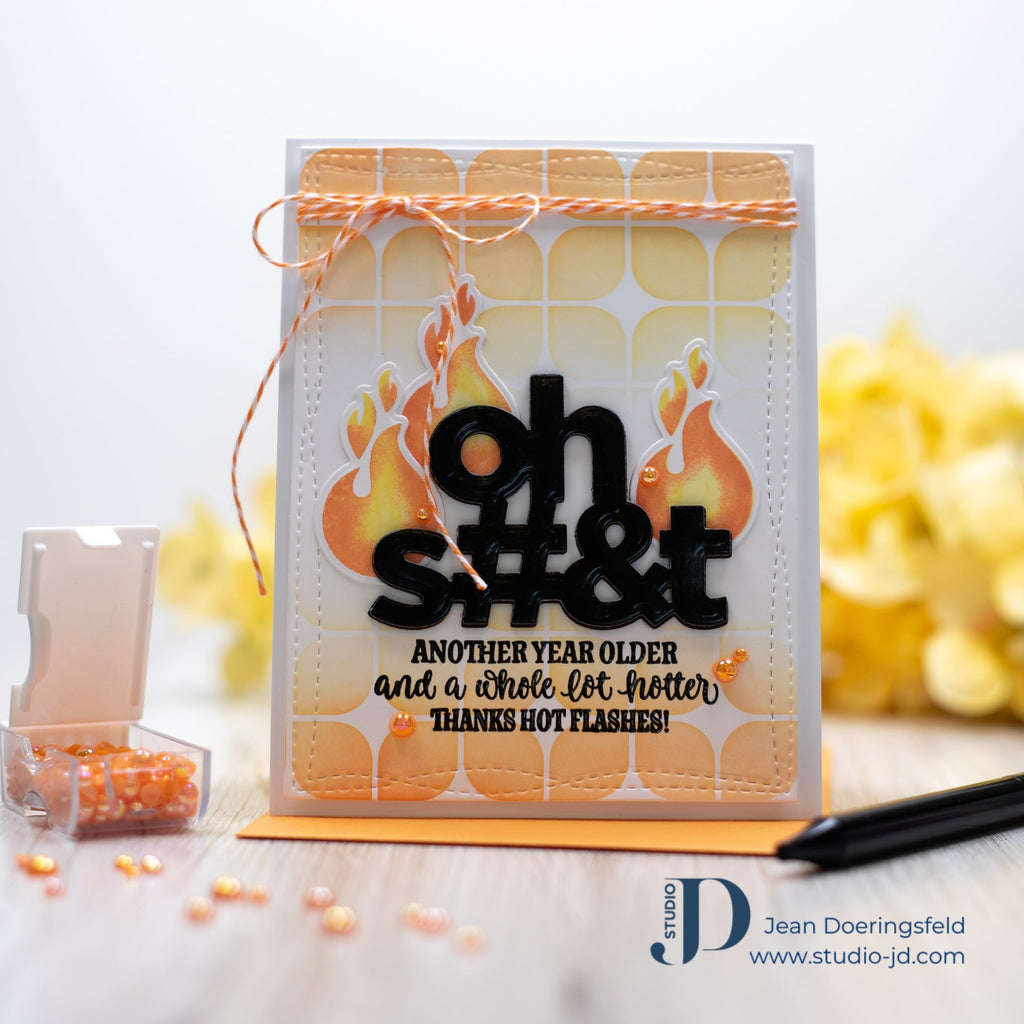 Simon Says Stamps and Dies Hot Flashes set623hf Funny Menopause Card | color-code:ALT01