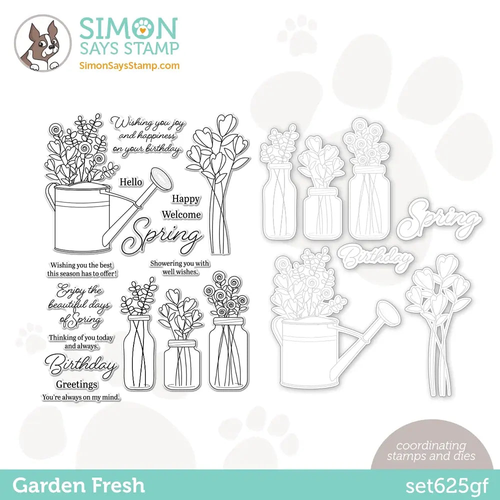 Simon Says Stamps and Dies Garden Fresh set625gf Beautiful Days