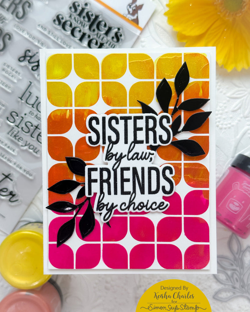 CZ Design Stamps and Dies Sisters Forever set627sf Sisters Card | color-code:ALT02