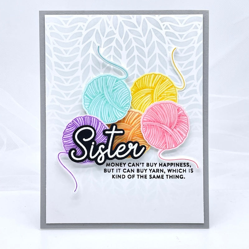 CZ Design Stamps and Dies Sisters Forever set627sf Sisters Card | color-code:ALT03