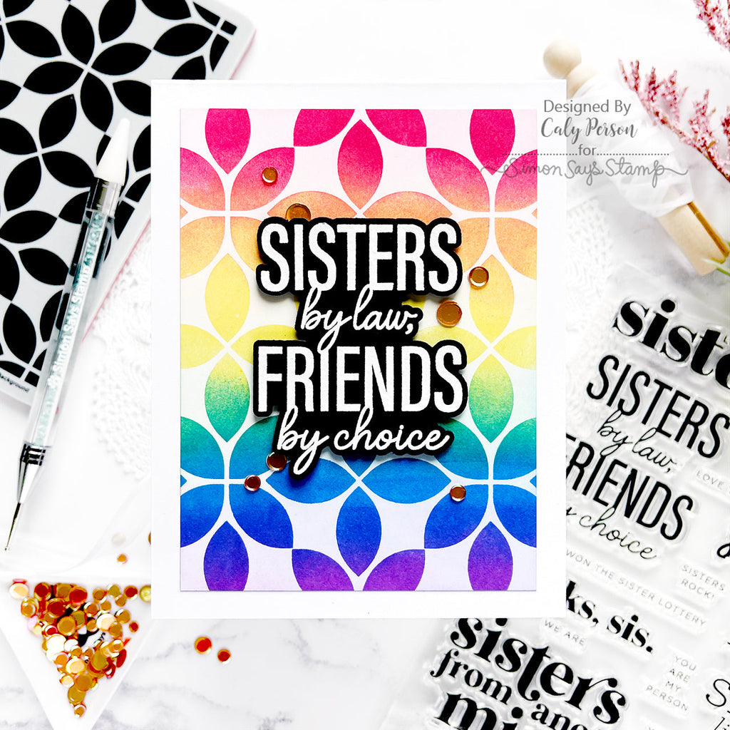 CZ Design Stamps and Dies Sisters Forever set627sf Sisters Card | color-code:ALT05