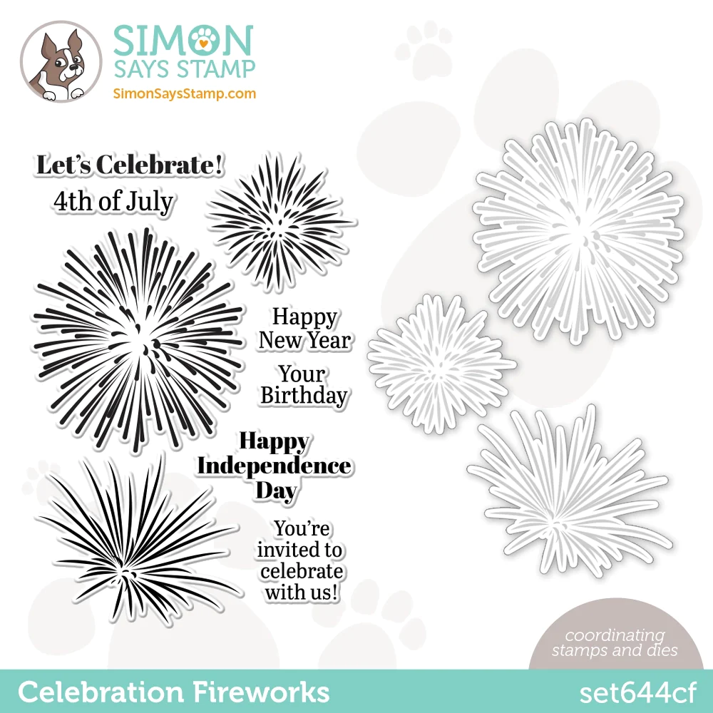 Simon Says Stamps and Dies Celebration Fireworks set644cf Out Of This World