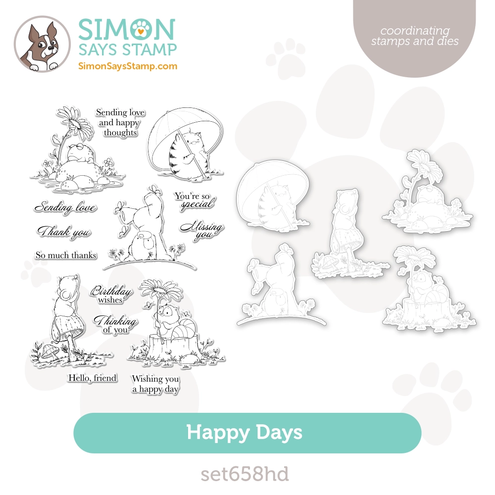 Simon Says Stamps and Dies Happy Days set658hd Stamptember