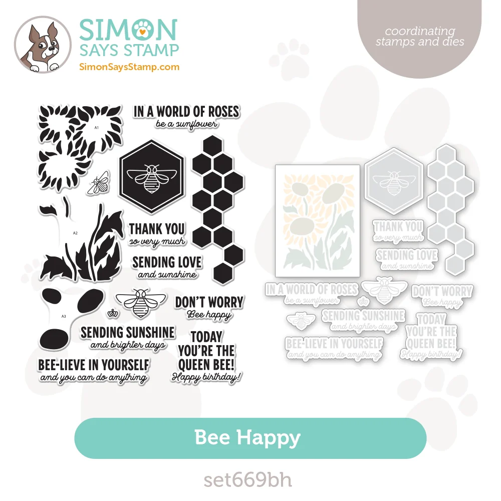 Simon Says Stamps And Dies Bee Happy set669bh