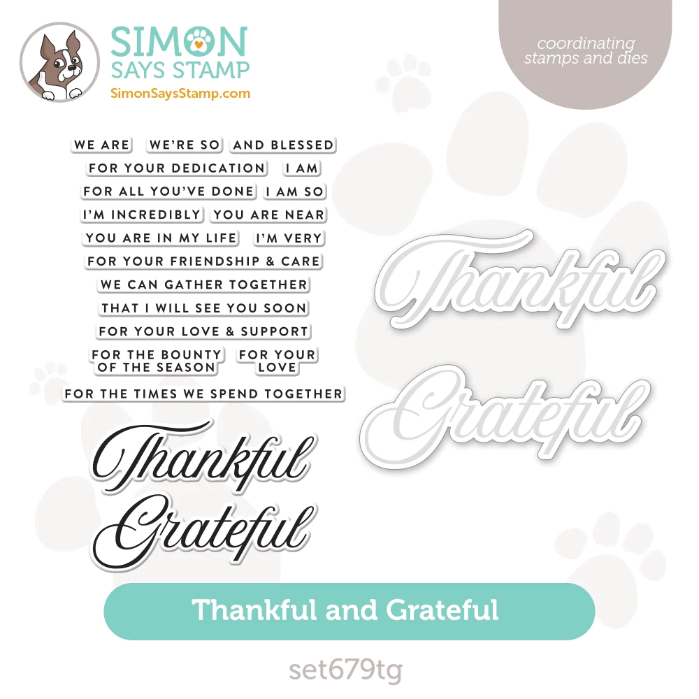 Simon Says Stamps And Dies Thankful And Grateful set679tg Season Of Wonder