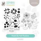 Simon Says Stamps And Dies Fresh Air Fall Flowers set686ff Season Of Wonder