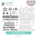 Simon Says Stamps And Dies Light The Menorah set689lm Season Of Wonder