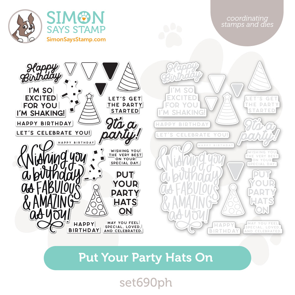 Simon Says Stamps and Dies Put Your Party Hats On