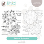 Simon Says Stamps and Dies Festive Bouquets All the Joy