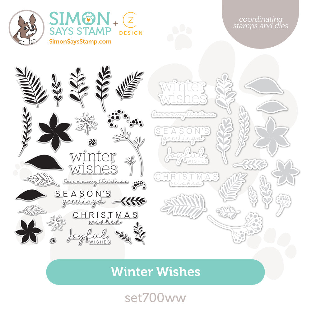 CZ Designs Stamps And Dies Winter Wishes All The Joy
