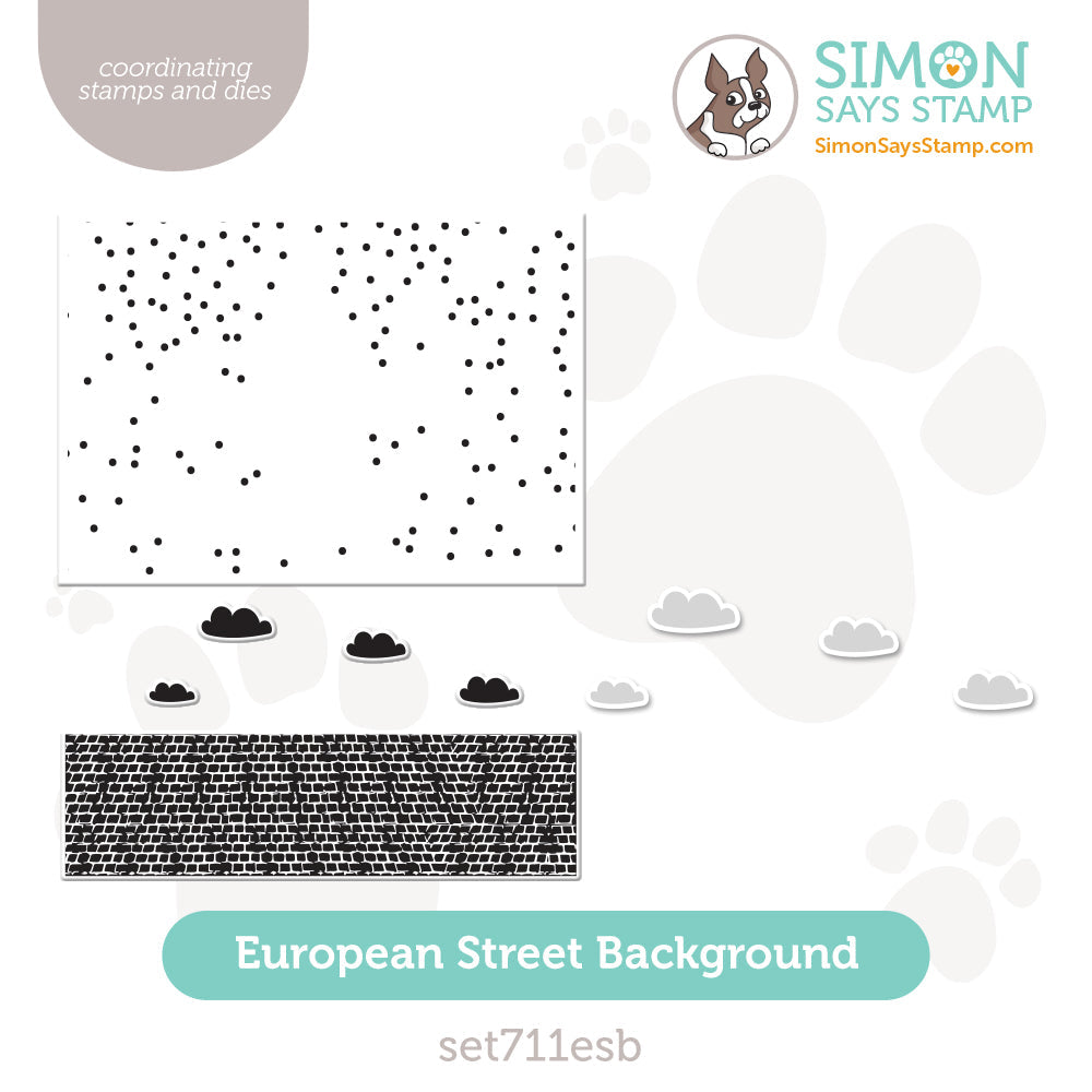 Simon Says Stamps And Dies European Street Background Smitten