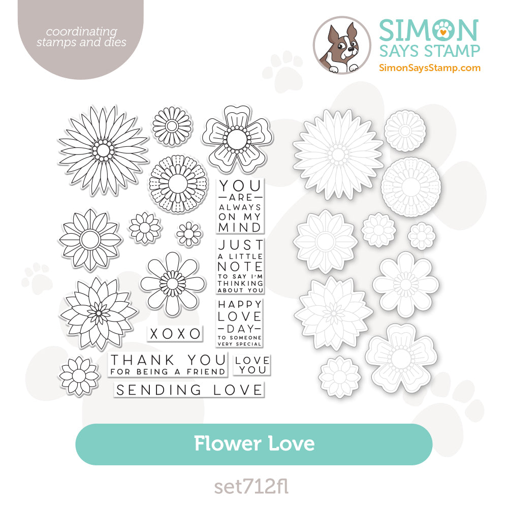 Simon Says Stamps And Dies Flower Love Smitten