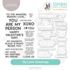 Simon Says Stamps And Dies My Love Greetings Smitten