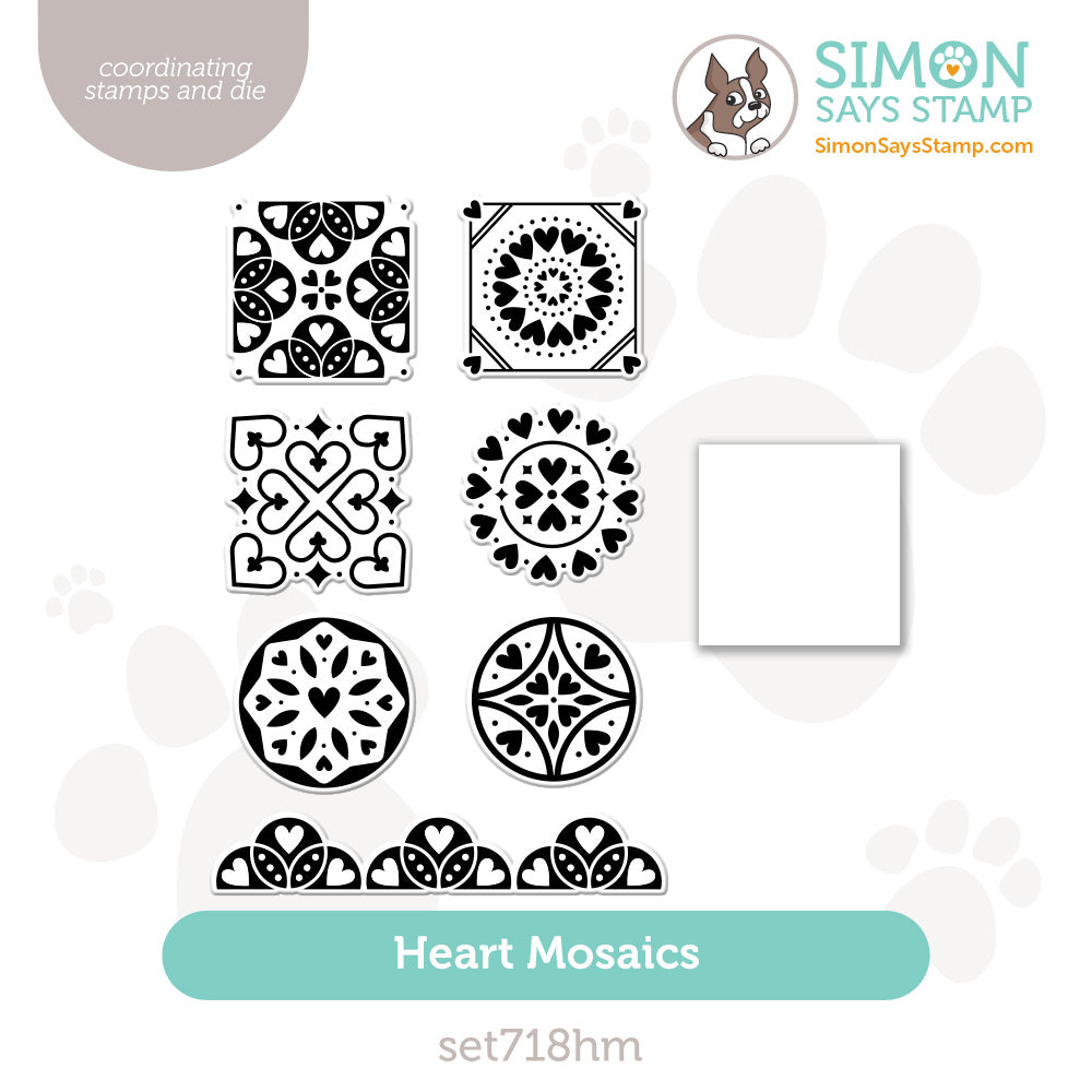Simon Says Stamps And Dies Heart Mosaics Smitten