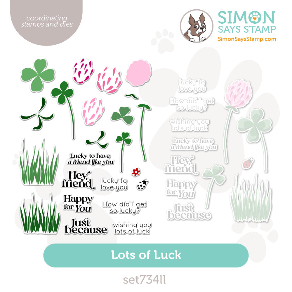 Simon Says Stamps and Dies Lots of Luck set734ll Splendor