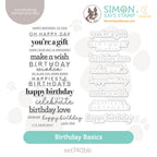 CZ Design Stamps And Dies Birthday Basics set740bb Splendor