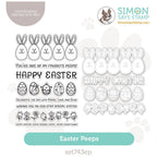 Simon Says Stamps and Dies Easter Peeps set743ep Splendor