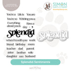Simon Says Stamps And Dies Splendid Sentiments set757ss Be Bold