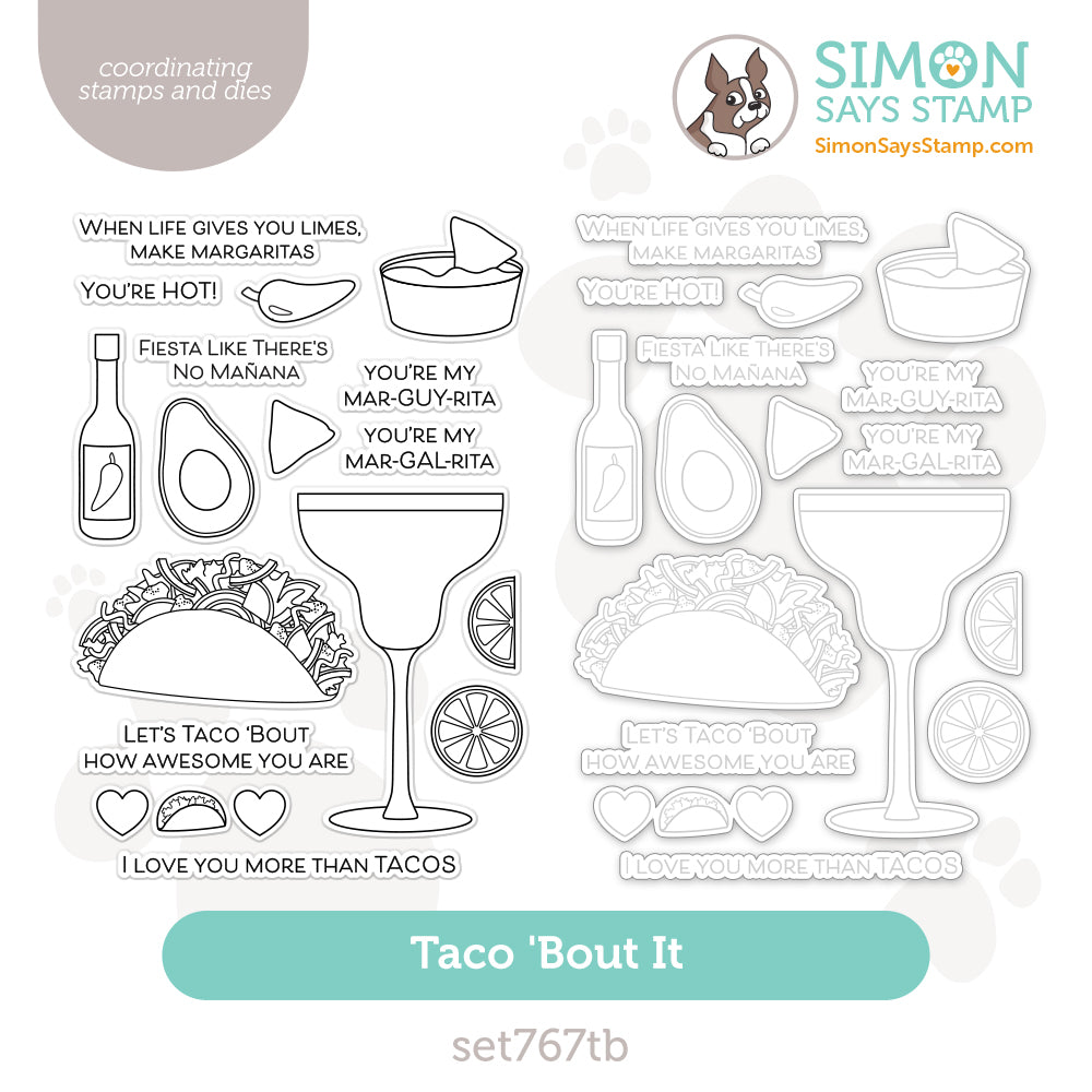 Simon Says Stamps And Dies Taco Bout It set767tb Celebrate