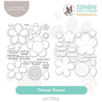 Simon Says Stamps And Dies Flower Power set776fp Celebrate