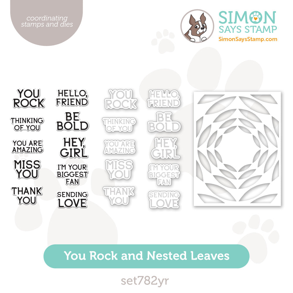 Simon Says Stamps And Dies You Rock set782yr
