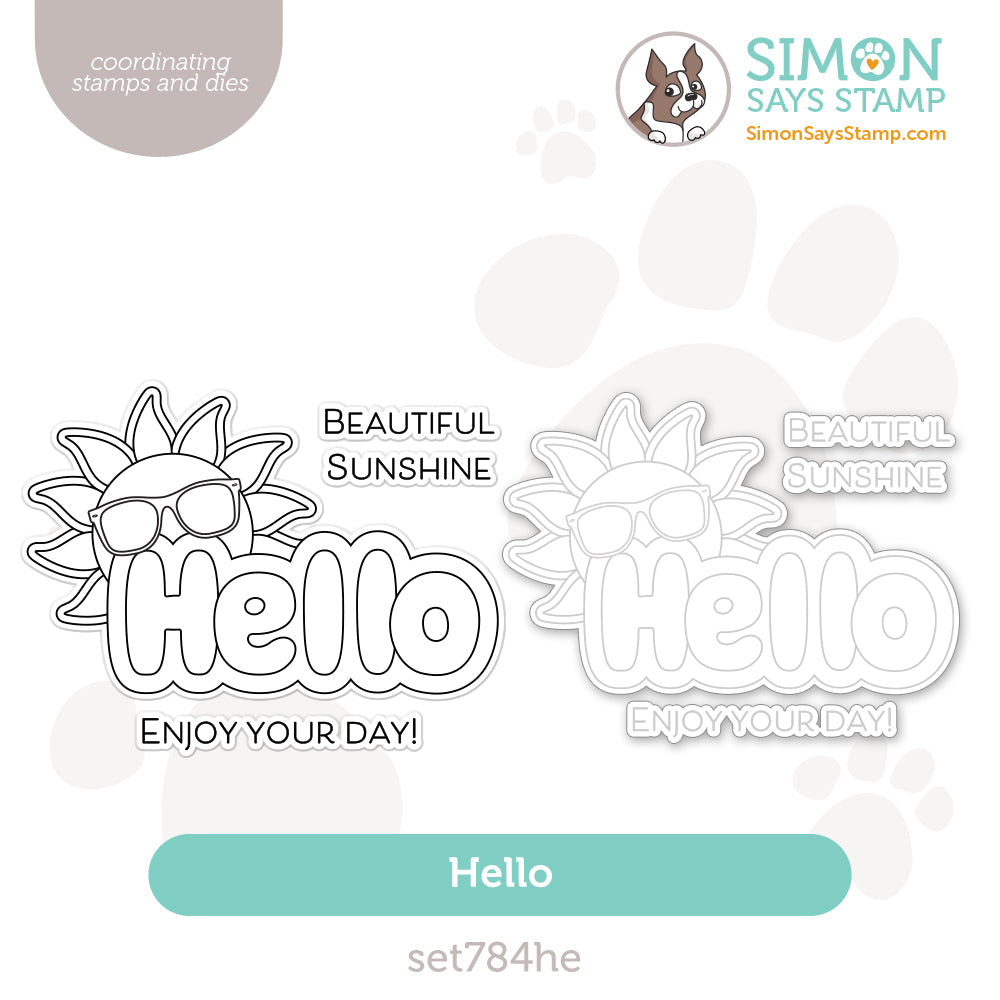 Simon Says Stamps and Dies Hello set784he