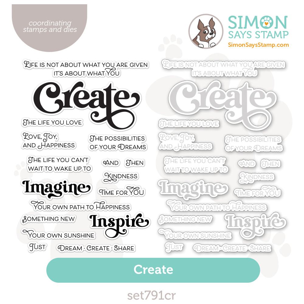 Simon Says Stamps and Dies Create set791cr Sunny Vibes