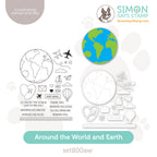 Simon Says Stamps and Dies Around the World Bundle set800aw Sunny Vibes