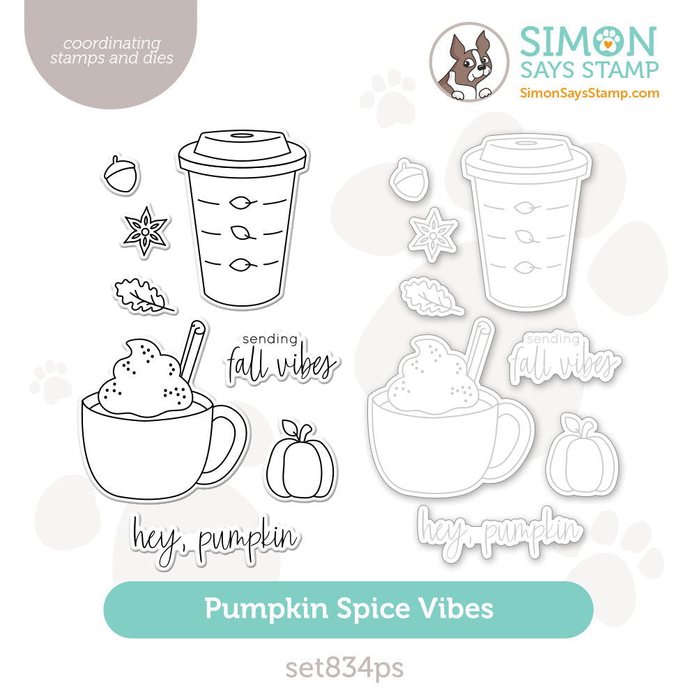 Simon Says Stamps and Dies Pumpkin Spice Vibes set834ps Stamptember