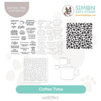 Simon Says Stamps Dies And Stencil Coffee Time set839ct Stamptember