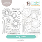 Simon Says Stamps and Dies Artsy Florals set843af Sweet Wishes