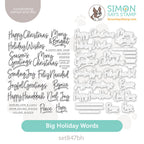 Simon Says Stamps And Dies Big Holiday Words set847bh Stamptember