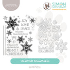 Simon Says Stamps and Dies Heartfelt Snowflakes set872hs Sweet Wishes