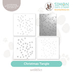 Simon Says Stamp Embossing Folder and Stencils Set Christmas Tangle set883ct Sweet Wishes